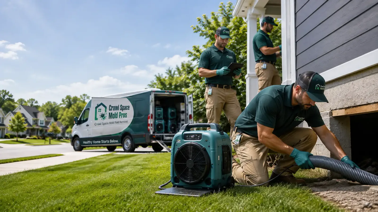 Crawl Space Mold Removal in Dieterich, IL